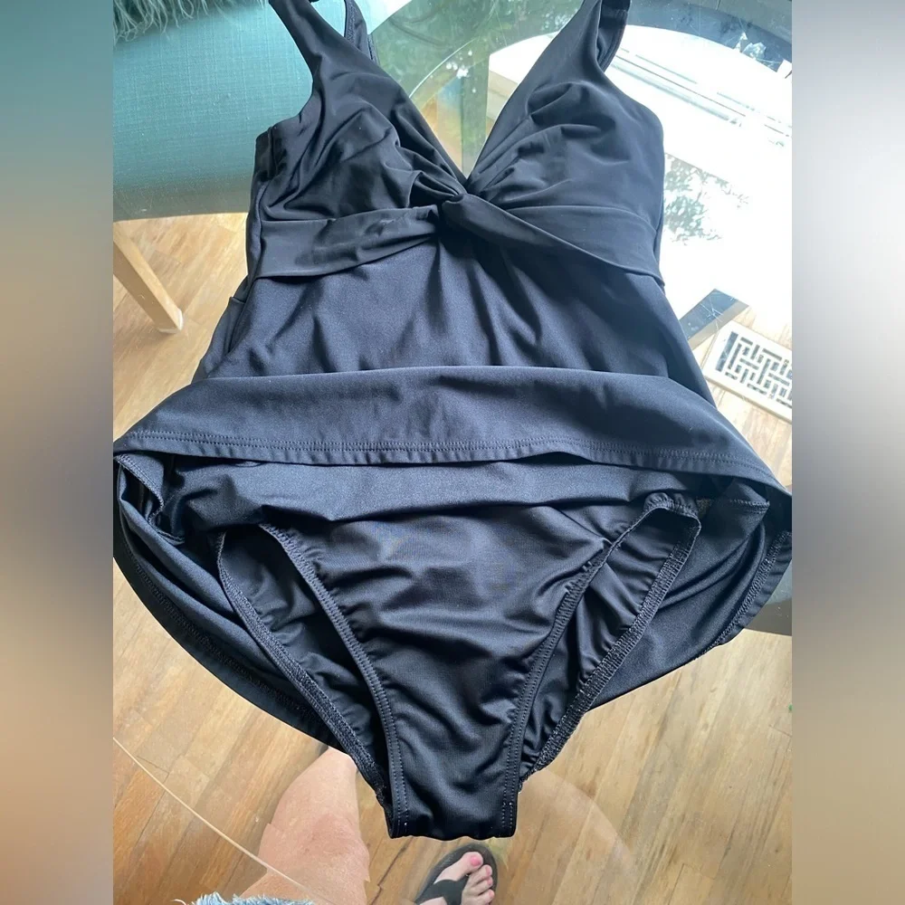 Lands End swim suit dress SZ 6